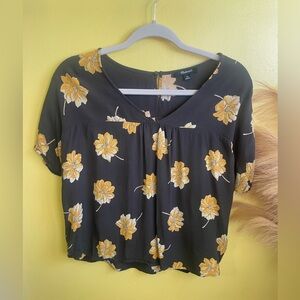 ☀️Flowy cropped Madewell top